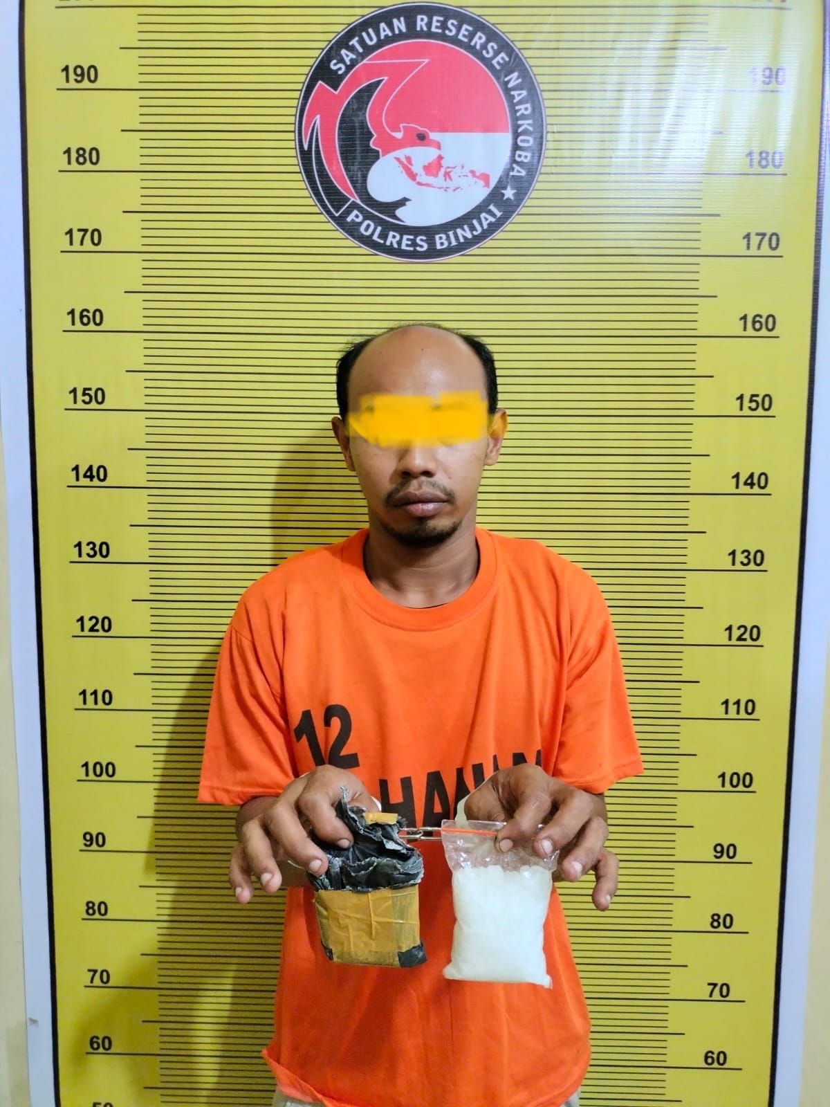 Lagi Nyantai Diatas Motor, BD Sabu Diringkus Polres Binjai