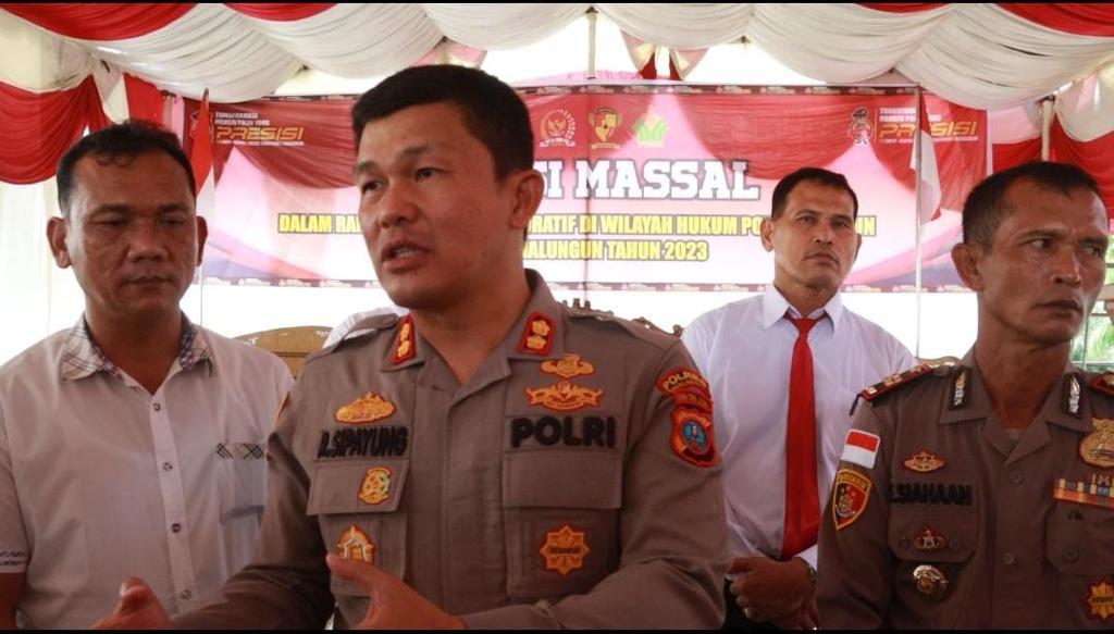 Optimalkan Restoratif Justice Dalam Penyelesaian Perkara, Kapolres Simalungun Kembali Selesaikan 61 Kasus