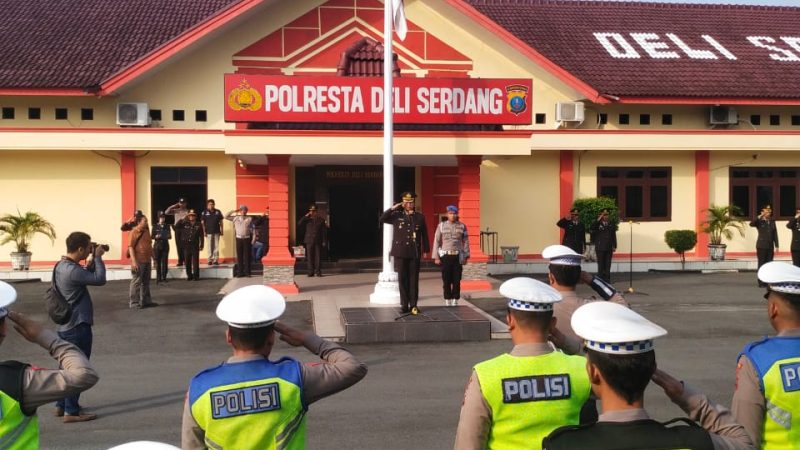 Polresta Deli Serdang Gelar Upacara Hari Kesaktian Pancasila Tahun 2023