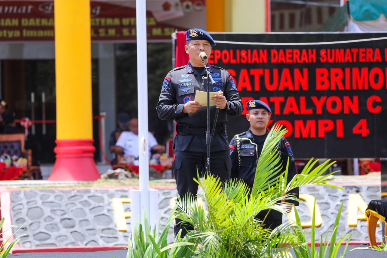 Kapolda Sumut Resmikan Gedung Satya Haprabu Mako Kompi 4 Batalyon C Sat Brimob