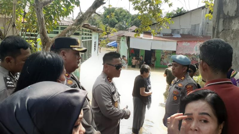 Binjai Dilanda Banjir, Kapolres Turun Langsung 