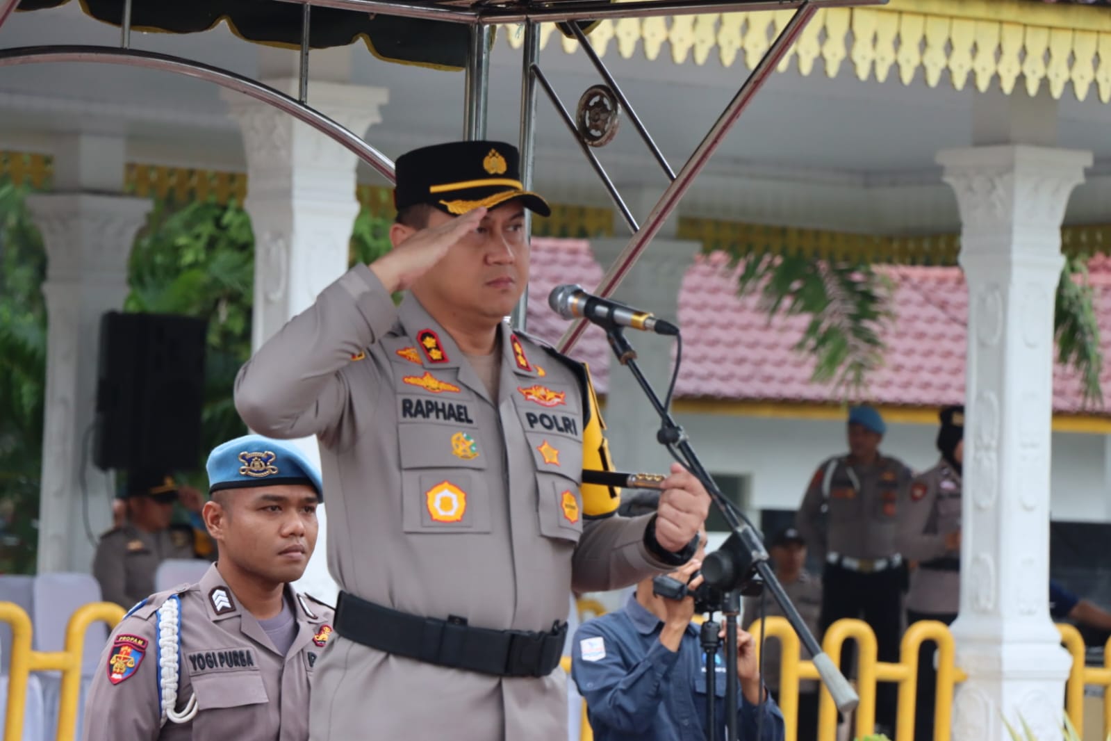 Siap Amankan Pemilu, Polresta Deli Serdang Gelar Apel Pasukan Ops Mantap Brata Toba 2023-2024