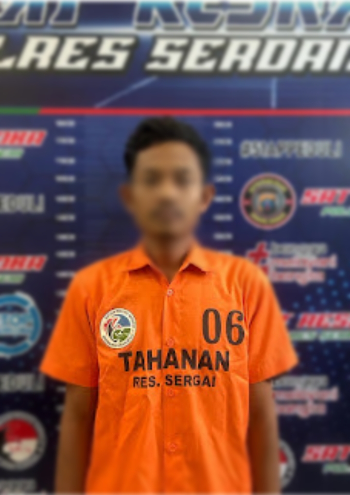 Polres Sergai Berhasil Amankan Seorang Pria Pelaku Tindak Pidana Jenis Sabu 