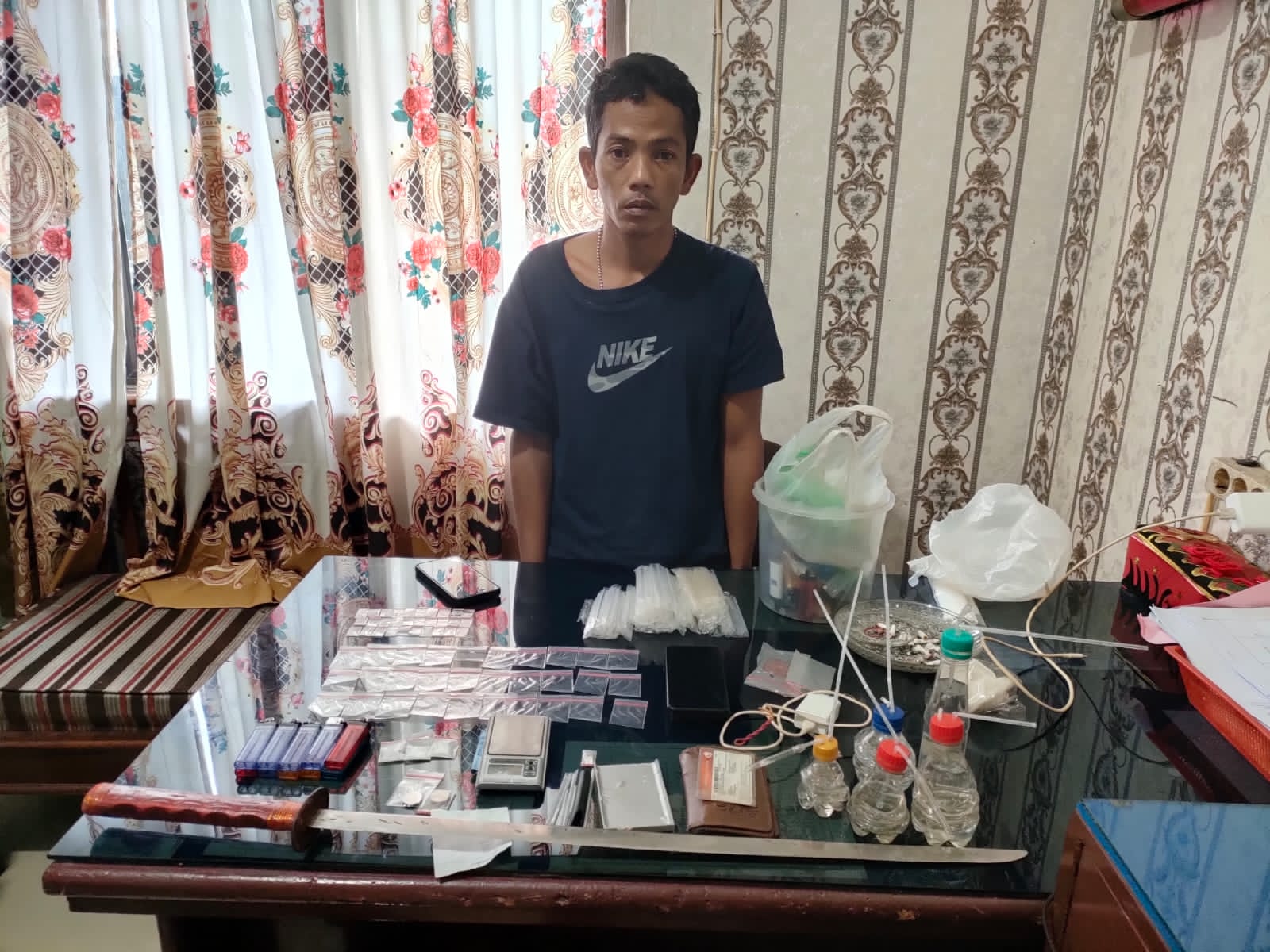 Ditpolairud Polda Sumut Tangkap Bandar Sabu di Pesisir Belawan