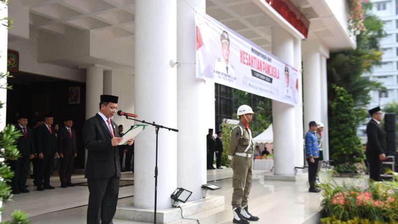 Wakil Ketua DPRD Medan Baca Teksi Ikrar Hari Kesaktian Pancasila