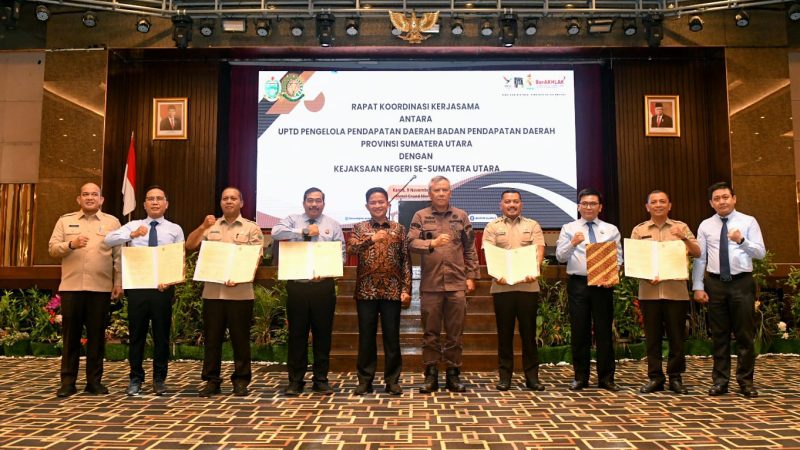 Pemprovsu Gandeng Kejaksaan se-Sumut Optimalkan Penagihan Pajak