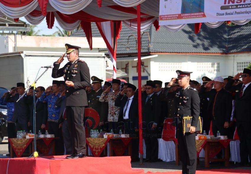 Kapolres Madina Pimpin Upacara Peringatan Hari Pahlawan Nasional Tahun 2023