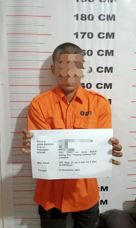 Terekam CCTV, Pelaku Pencurian Pasrah Diboyong ke Kantor Polisi