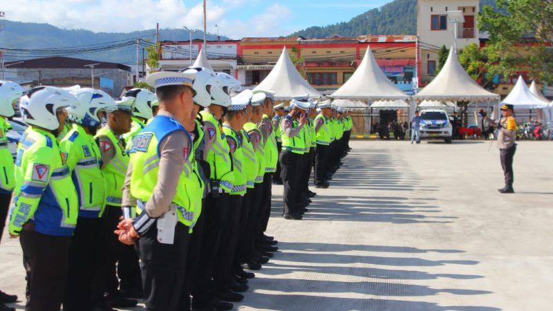 Kapolres Toba Pimpin Apel Personil BKO Ditlantas Polda Sumut