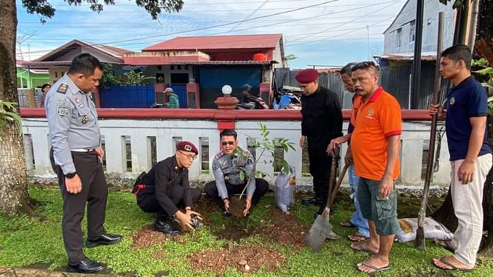 Rutan Kelas I Medan Melakukan Penanaman Pohon  