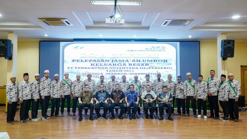 Perkebunan Nusantara III (Persero) Berangkatkan 66 Orang Jemaah Umroh