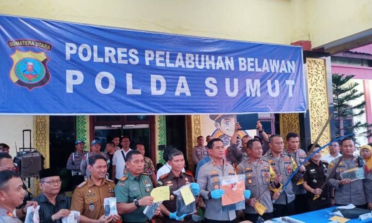Polres Pelabuhan Belawan Ringkus Dua Oknum Wartawan Kasus Perdagangan Manusia