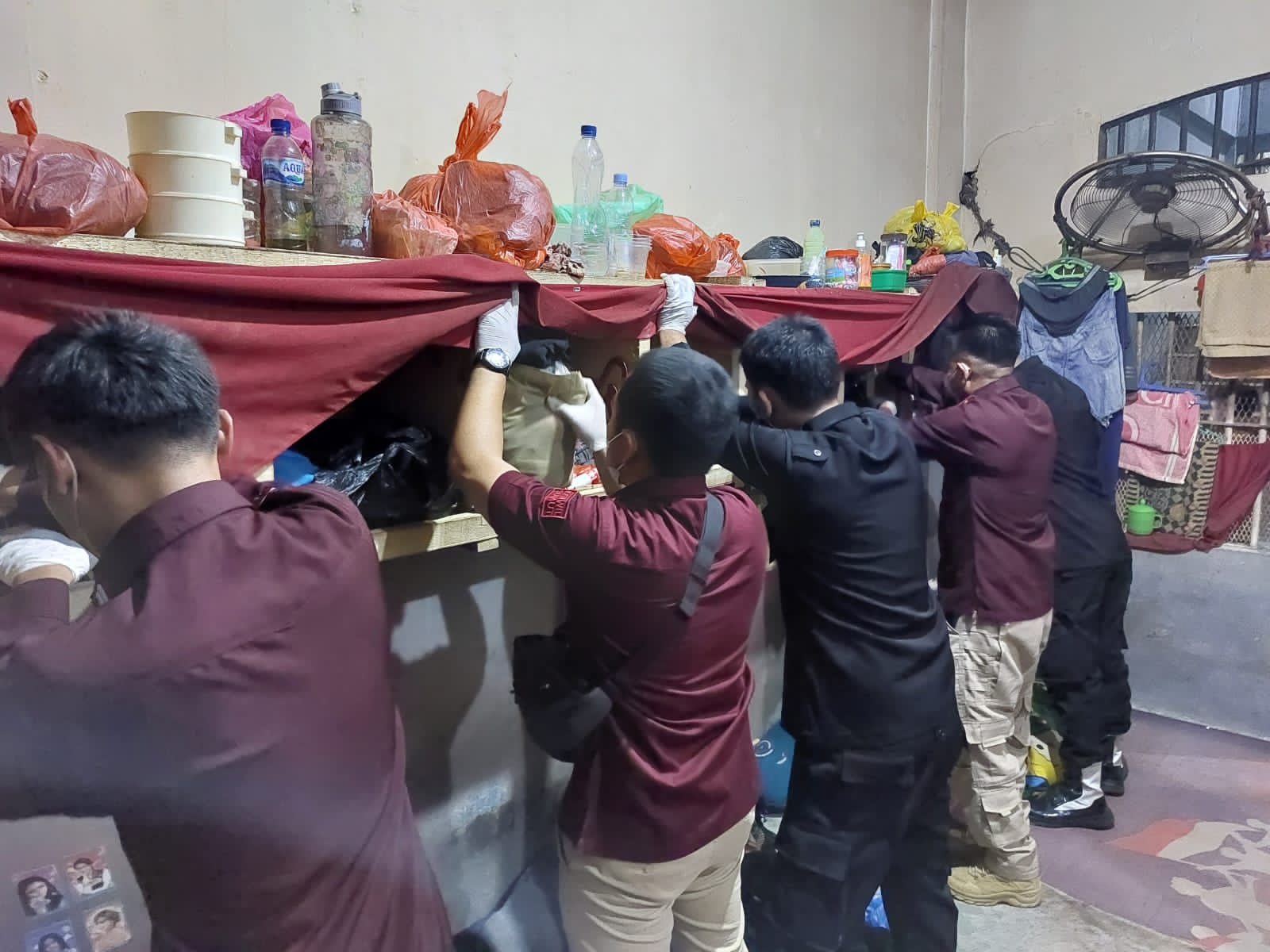 Jelang Nataru, Rutan Labuhan Deli Gelar Razia Gabungan ke Kamar Hunian Warga Binaan