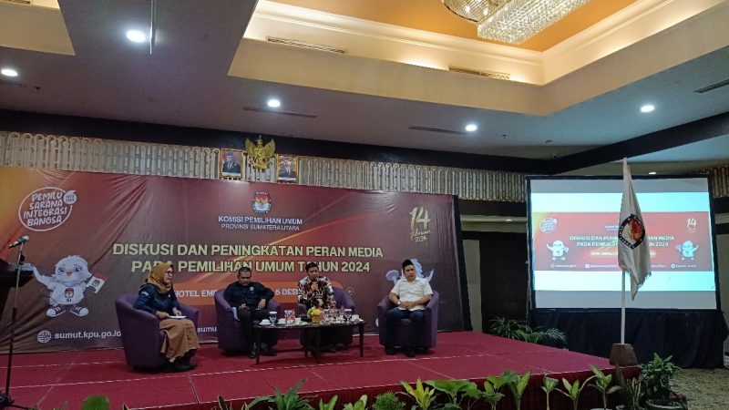 KPU Provinsi Sumut Ajak Para Awak Media Untuk Diskusi Jelang Pemilu