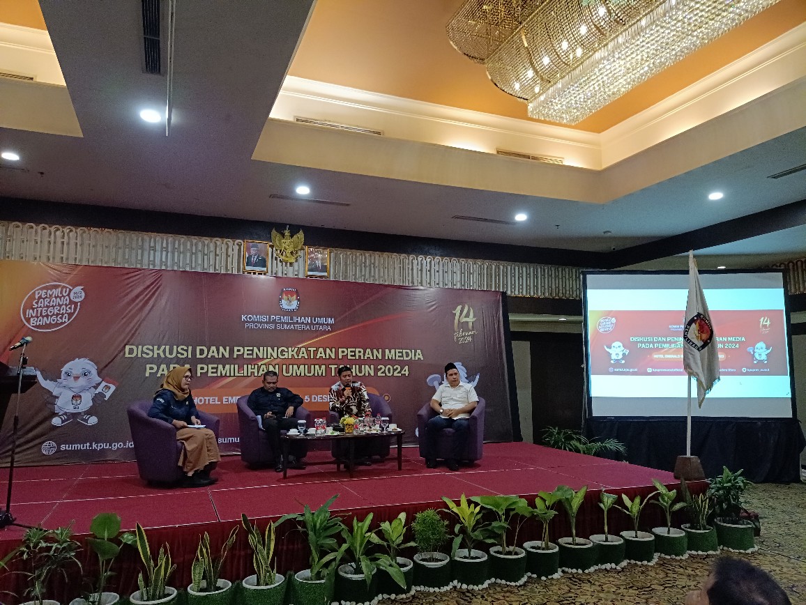 KPU Provinsi Sumut Ajak Para Awak Media Untuk Diskusi Jelang Pemilu