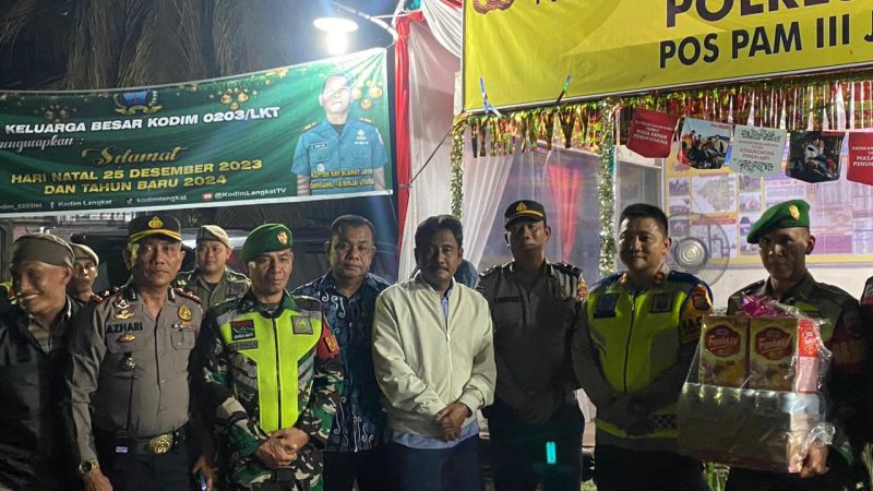 Malam Tahun Baru Aman dan Kondusif, Forkopimda Kota Binjai Patroli Bersama