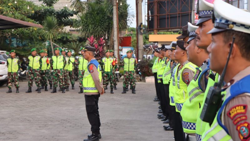 Polres Sergai Laksanakan Giat apel Pengamanan Malam Tahun Baru