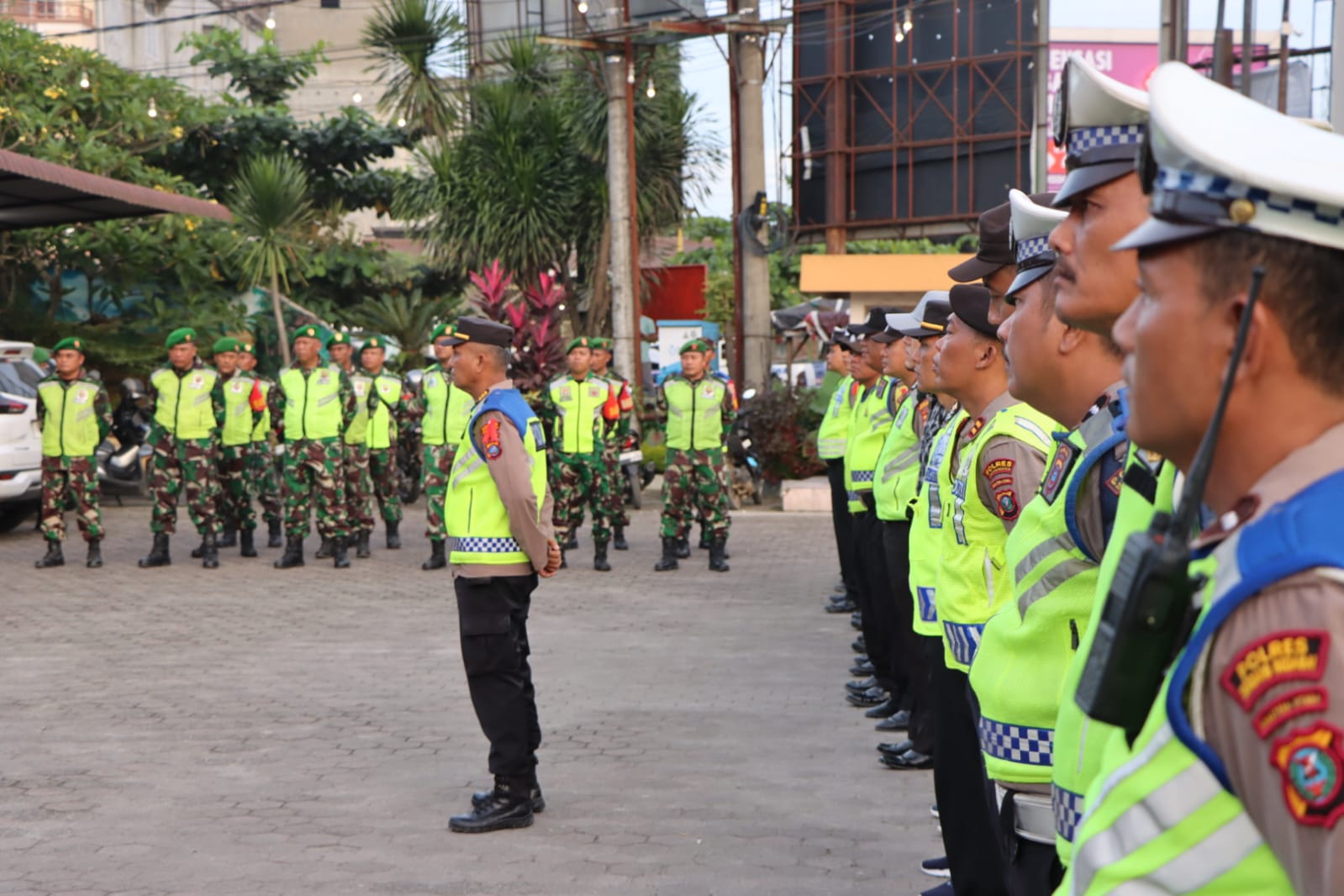 Polres Sergai Laksanakan Giat apel Pengamanan Malam Tahun Baru
