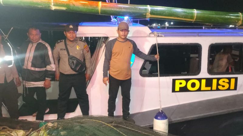 Jajaran Polres Langkat Patroli Pesisir Laut Antisipasi Kedatangan Imigran Gelap Dari Rohingnya