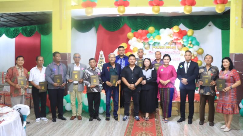 Keluarga Besar Polres Binjai Rayakan Natal Tahun 2023