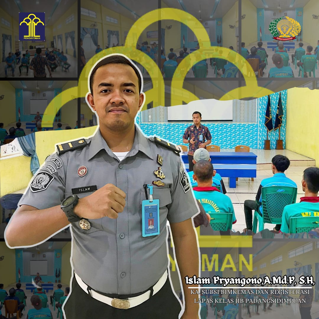 Islam Pryangono A.Md.P, S.H Resmi Dilantik Sebagai Kepala Bimkes dan Registrasi Lapas Klas IIB Padang Sidempuan