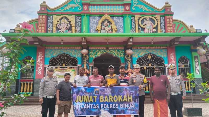 Kasat Lantas Polres Binjai Gelar Jumat Barokah