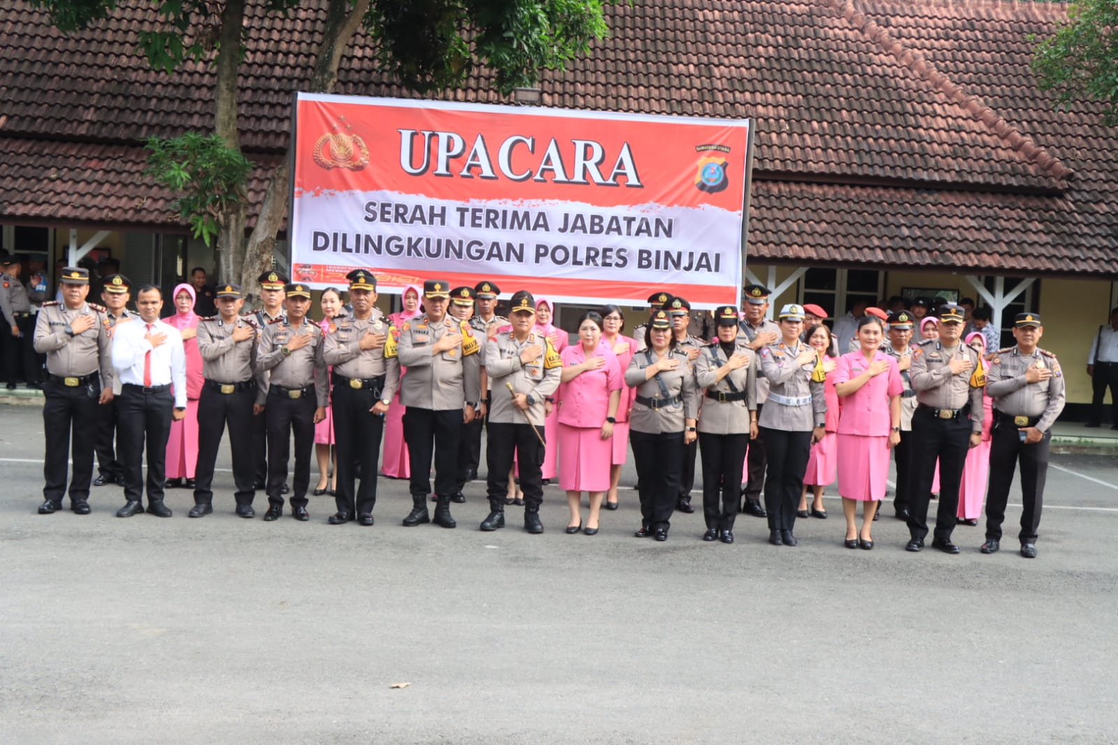 Kapolres Binjai Gelar Sertijab PJU