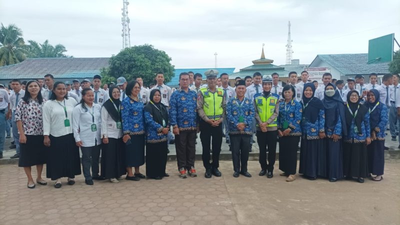 Sat Lantas Polres Batubara Go to School Sosialisasikan Tertib Berlalu Lintas Bagi Pelajar 