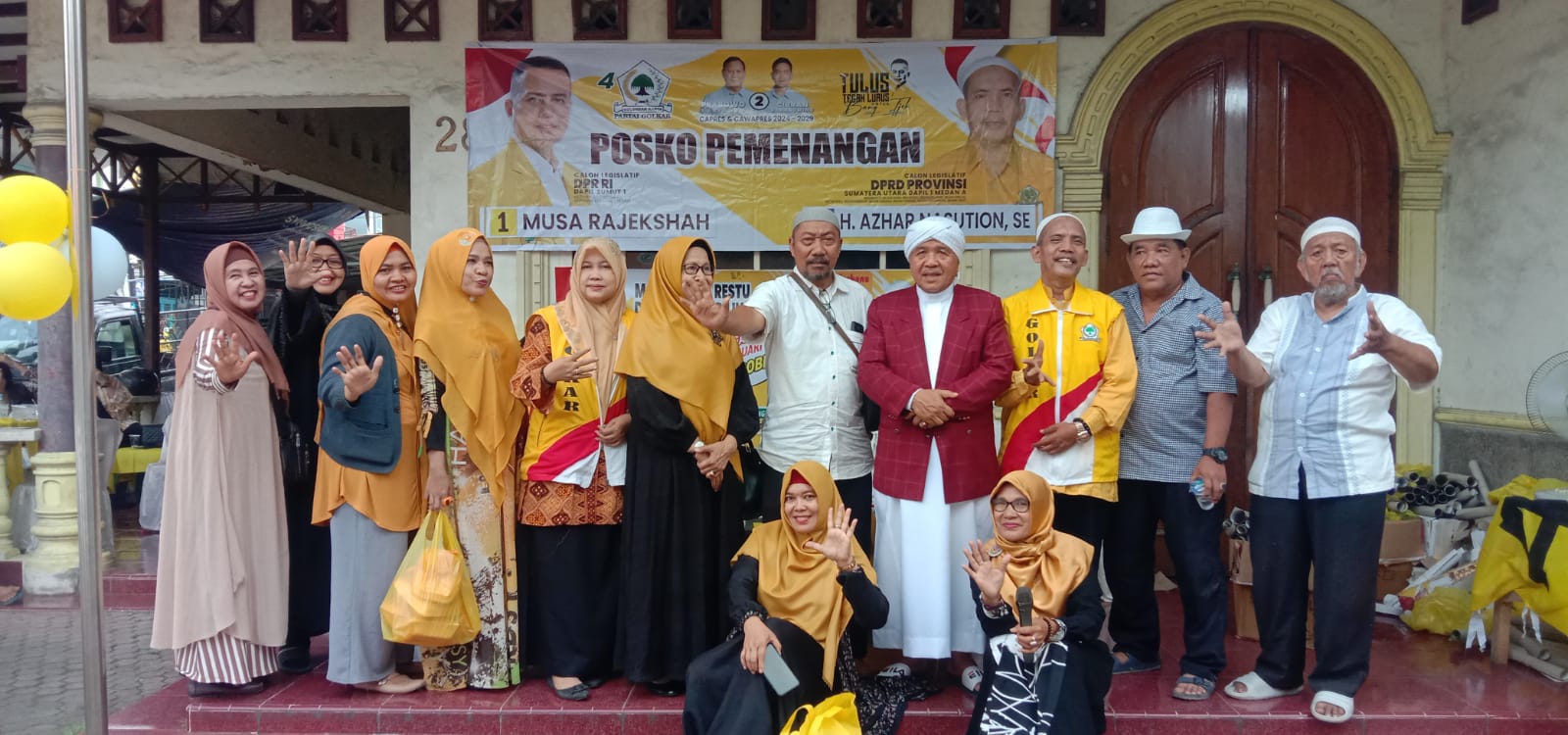 H Azhar Nasution SE Calon Legislatif Anggota DPRD Provinsi Sumatra Utara Dari Partai Golkar Gelar Giat Sosialisasi Dengan Masyarakat 