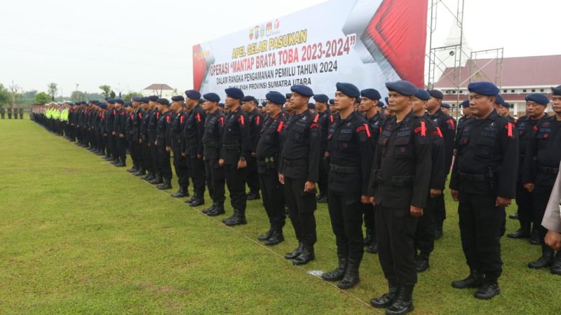 Polda Sumut Turunkan 12.882 Personel Amankan Tahapan Pemungutan Suara Pemilu 2024