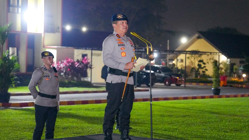 Apel Kesiapan Brigade Mobil Power Hand Kapolda Sumut Dalam Rangka Pemilu 2024