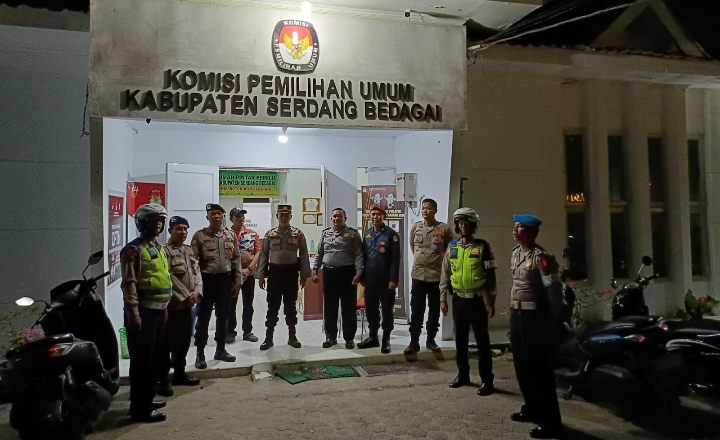Sat Samapta Polres Serdang Bedagai Lakukan Patroli di Seluruh Kantor PPK