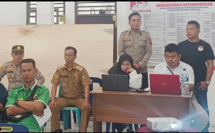 Pastikan Keamanan, Polsek Kotarih dan Muspika Monitoring Rapat Pleno PPK Silinda