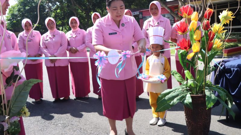 TK Kemala Bhayangkari Binjai Gelar Giat Market Day di Polres