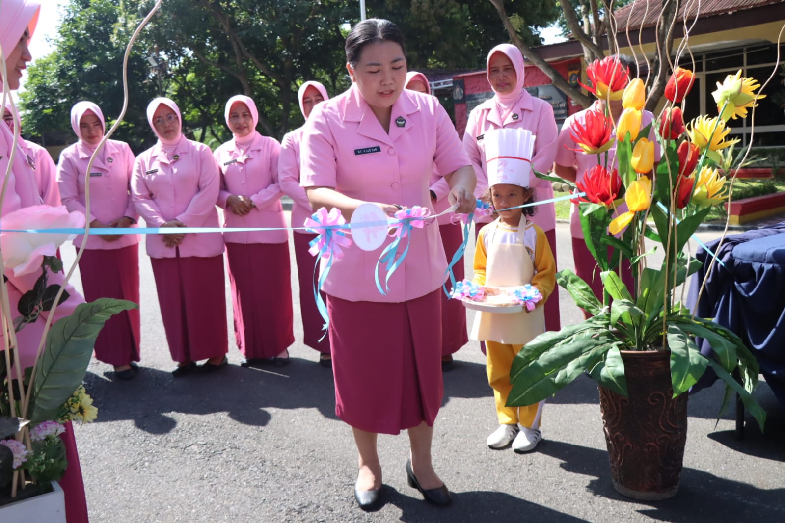TK Kemala Bhayangkari Binjai Gelar Giat Market Day di Polres