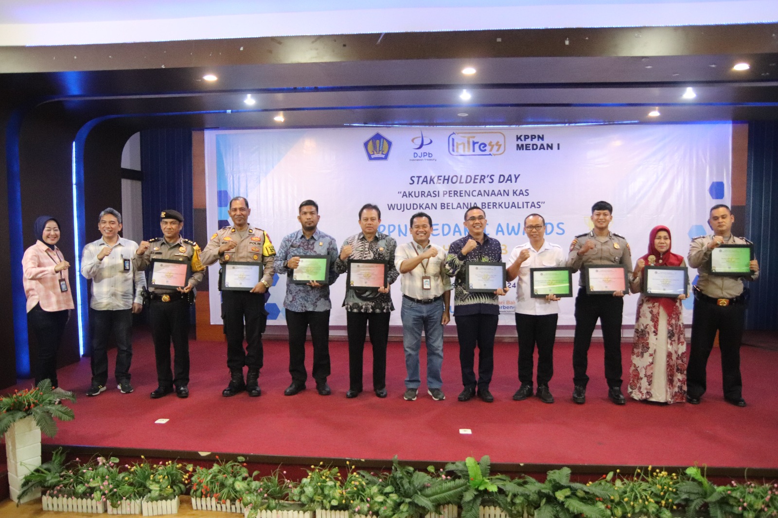 Polres Binjai Terima Piagam Dari KPPN Medan I