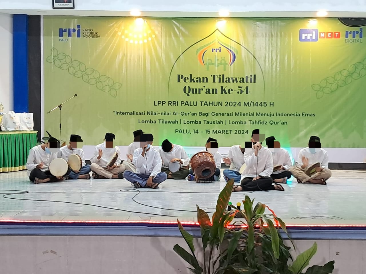 Terbang Lebih Tinggi, Grup Hadroh LPKA Palu Menyuguhkan Penampilan Terbaik di PTQ Ke-54 RRI