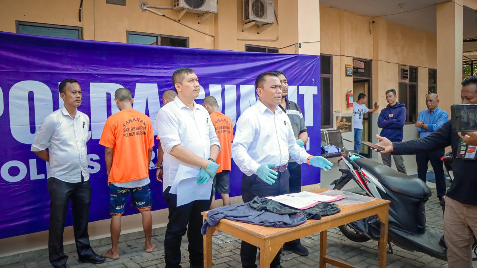Sat Reskrim Polres Sergai Ringkus Terduga Pelaku Utama Pembobol Brankas
