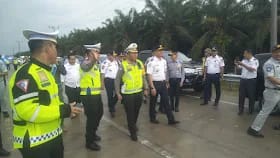 Dirlantas Poldasu : Urai Kemacetan Mudik Lebaran, Fungsikan Area Jalan Tol Kisaran dan Tol Sinaksak