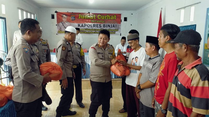 Jalin Komunikasi Melalui Jumat Curhat Bersama Kapolres Binjai