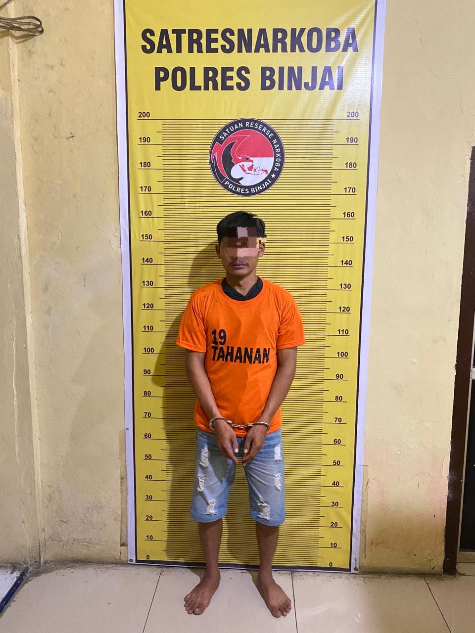 Dikibusi Warga, BD Sabu di Kelurahan Limau Mungkur Diringkus Polres Binjai