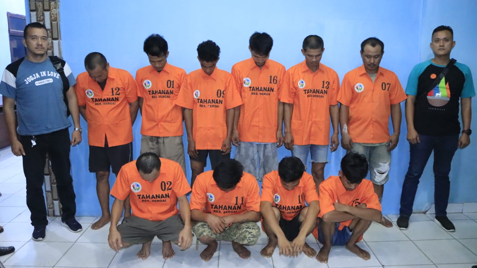 Satnarkoba Polres Sergai Berhasil Tangkap 17 Pengedar dan Pemakai
