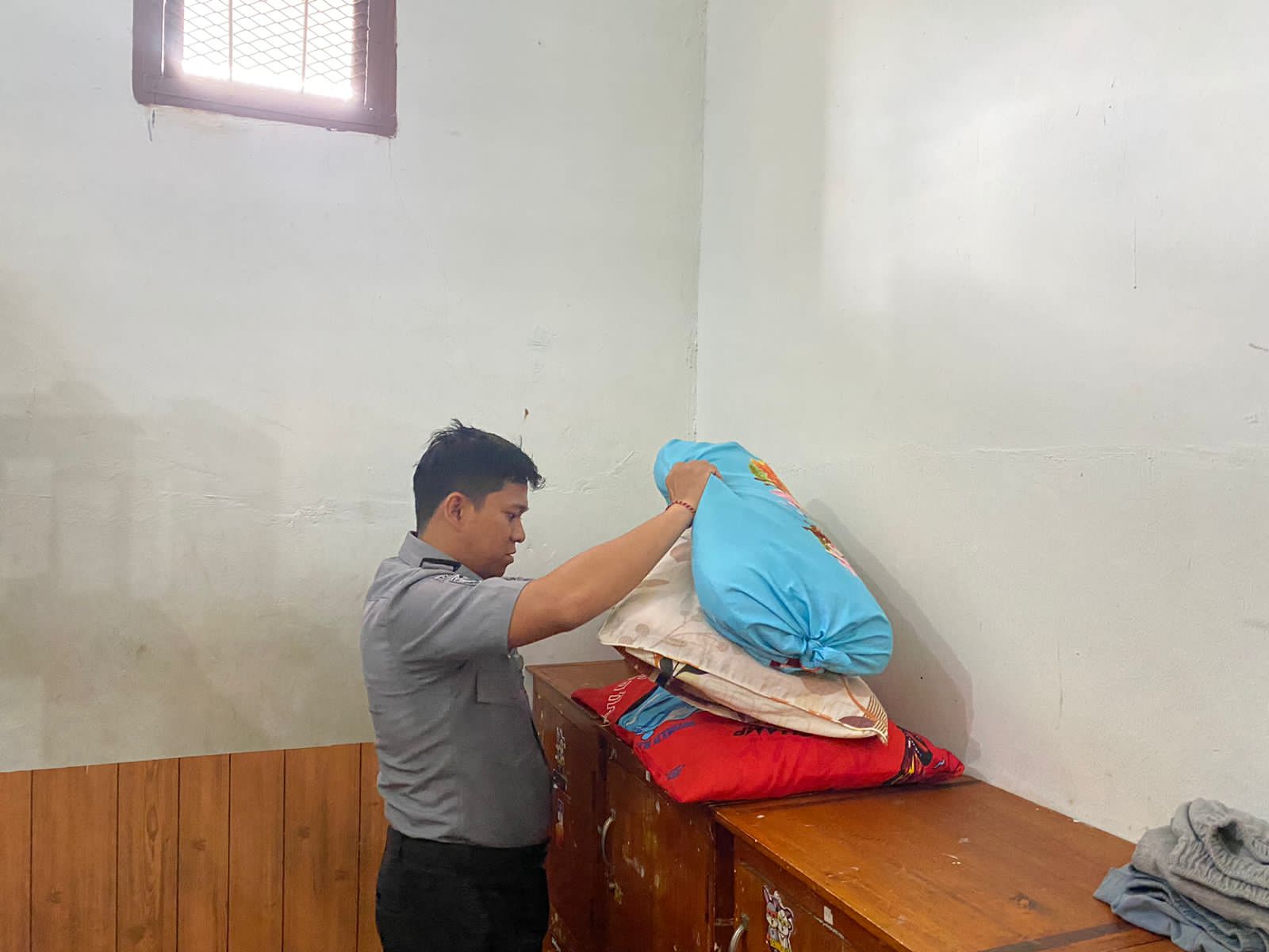 Cegah Gangguan Kamtib di Bulan Ramadhan, LPKA Palu Geledah Kamar Hunian Anak Binaan