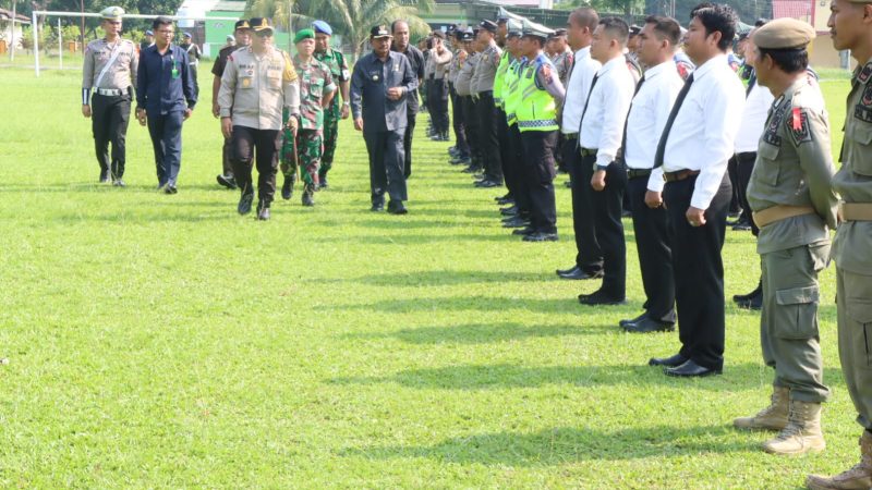 Polres Binjai Bersama Instansi Terkait Gelar Apel Pasukan Ops Ketupat Toba 2024