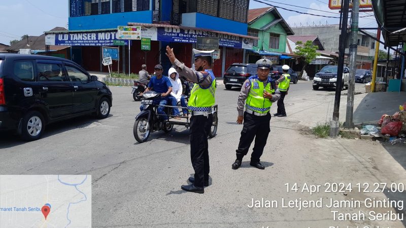 Antisipasi Arus Balik, Polres Binjai Lakukan Penebalan Personil di Titik Rawan Kemacetan
