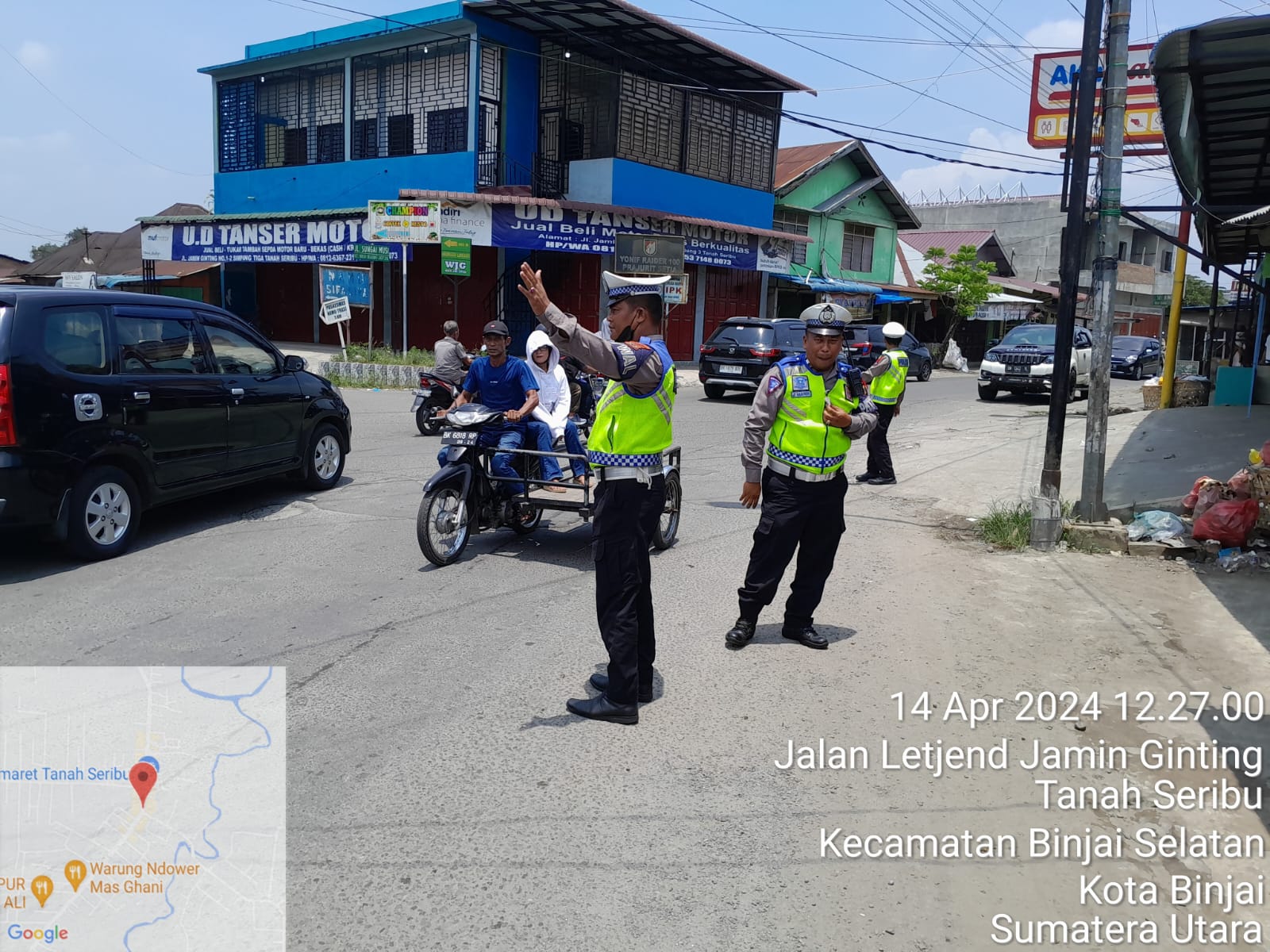 Antisipasi Arus Balik, Polres Binjai Lakukan Penebalan Personil di Titik Rawan Kemacetan