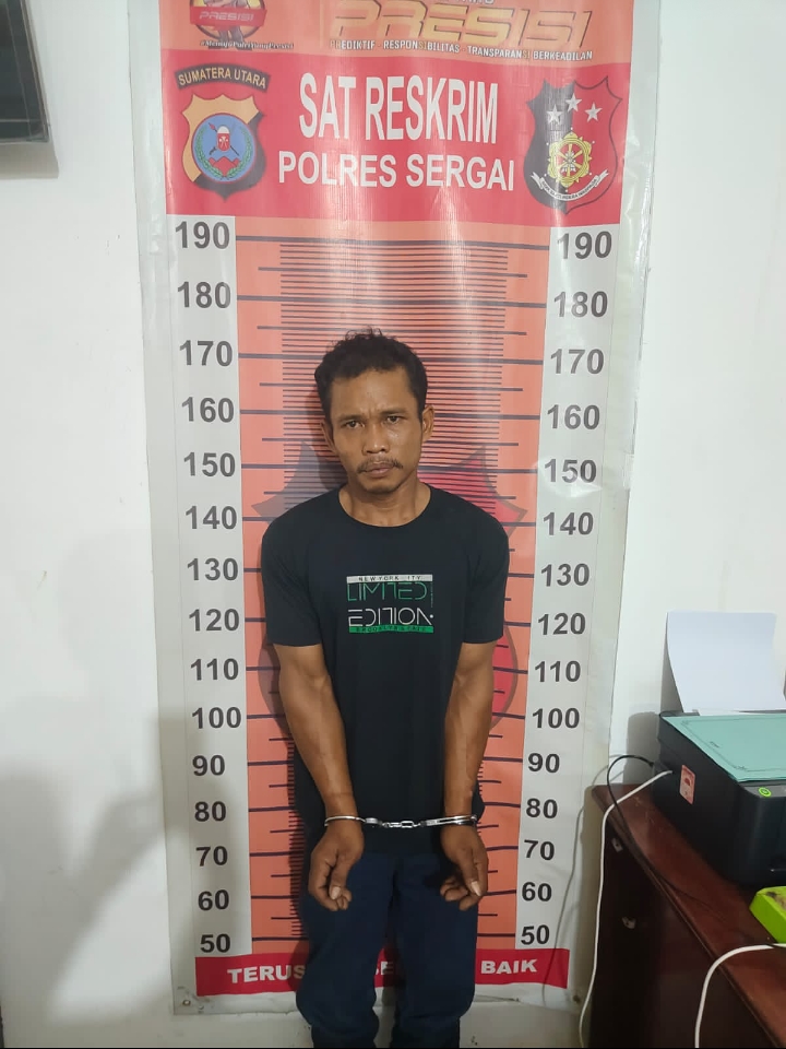 TimUnit Pidum Polres Sergai Membekuk Seorang Pria Terduga Pelaku Pencurian Dan Ala Bajing Loncat
