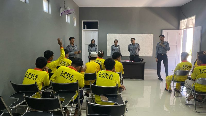 Pasca Lebaran, Kasubsi Pendidikan dan Bimkemas Beri Semangat Anak Binaan untuk Bersiap Belajar
