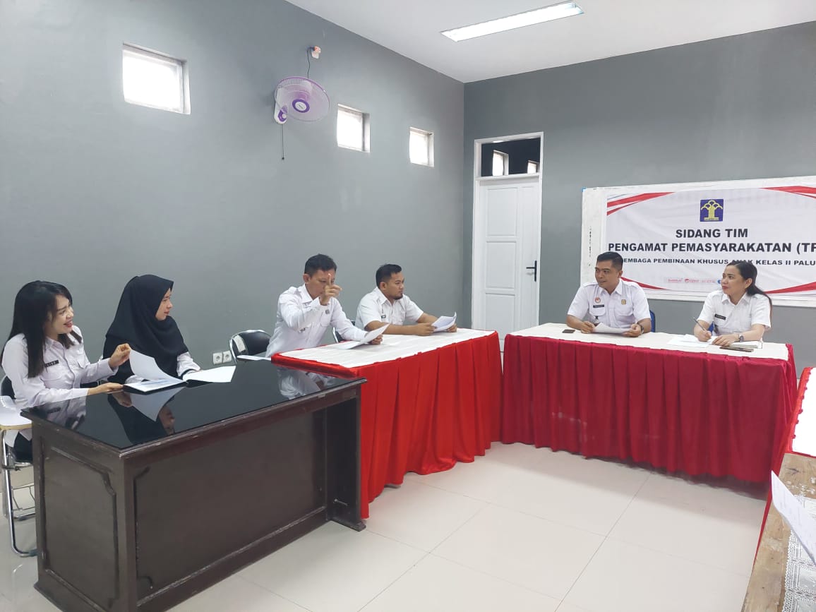 Gelar Sidang TPP, LPKA Palu Bahas Pembinaan dan Integrasi Anak Binaan