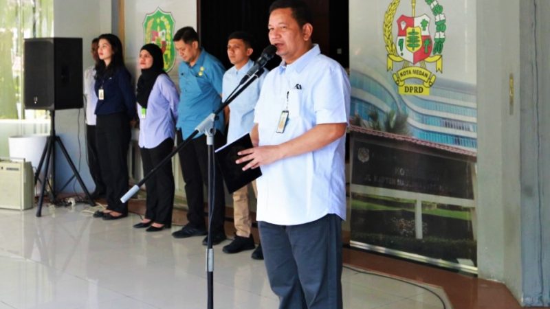Sekretariat DPRD Medan Adakan Apel Bersama
